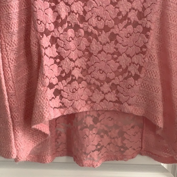 Light Pink Floral Knot Sweater | Size: M - Picture 5 of 7